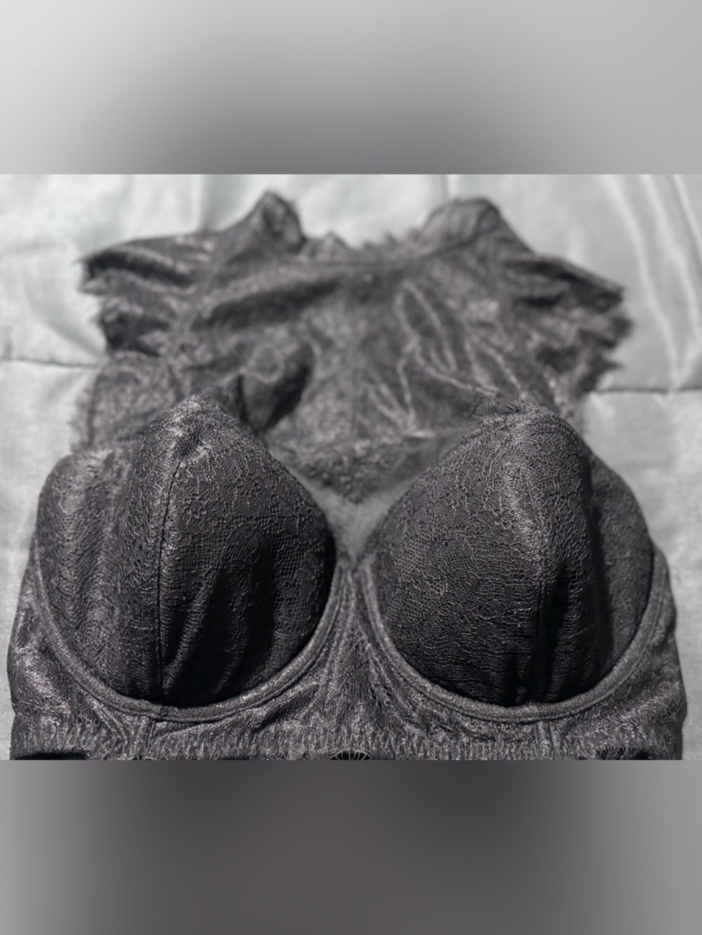 Victoria's Secret Black Lace Bustier